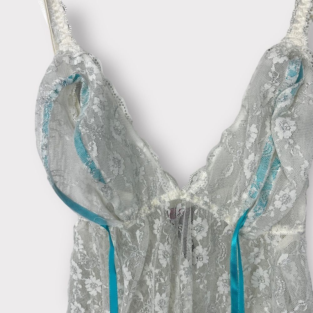 Victoria's Secret Sexy Little Things White Lace Babydoll Top - Women's Size S - Picture 6 of 7